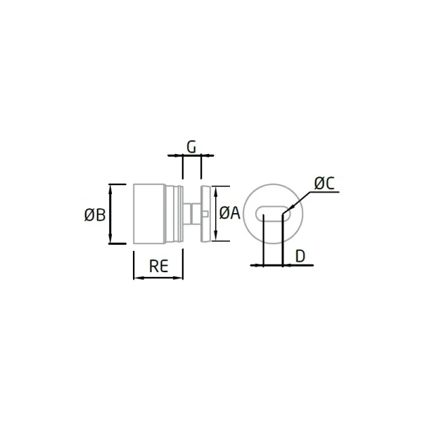 Botón CZCC-775-esquema