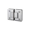 Bisagra doble vidrio-vidrio 180º cromada DIB1003