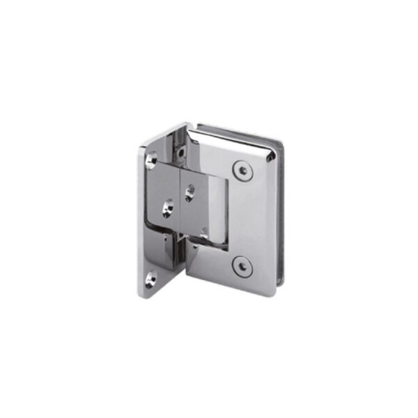 bisagra simple pared-vidrio esquinera cromada DIB1004
