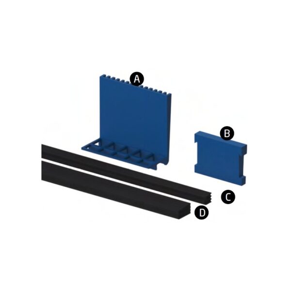 Kit de juntas y cuñas para perfil SV-1802 - PL-180