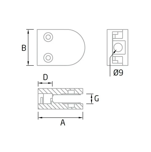 Pinza CZCC-700-esquema