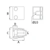 Pinza CZCC-738-esquema