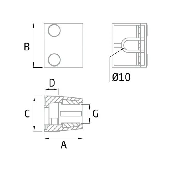 Pinza CZCC-738-esquema