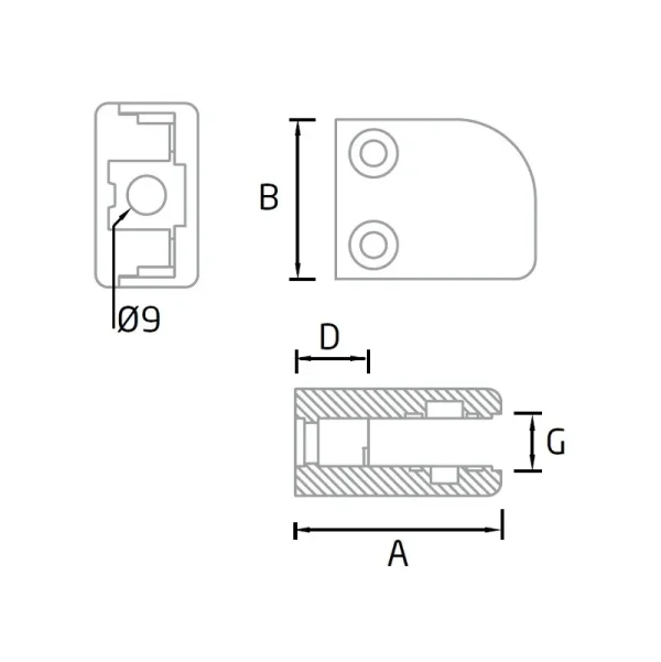 Pinza CZCC-750-esquema
