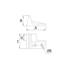 Soporte CZMD-02 L-esquema