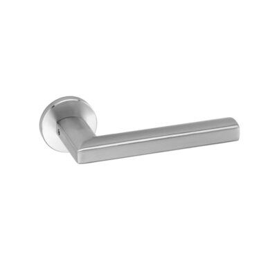 Juego manillas ORGANIC roseta metalica con muelle JNFIN00243R08M