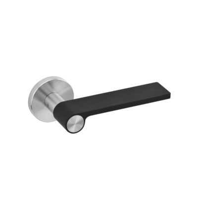Juego manillas OUTLINE BLACK MATTE 19Ømm sin roseta JNFIN00313SR