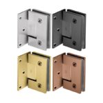 Bisagra ala desplazada pared a cristal con freno JNFIN05306