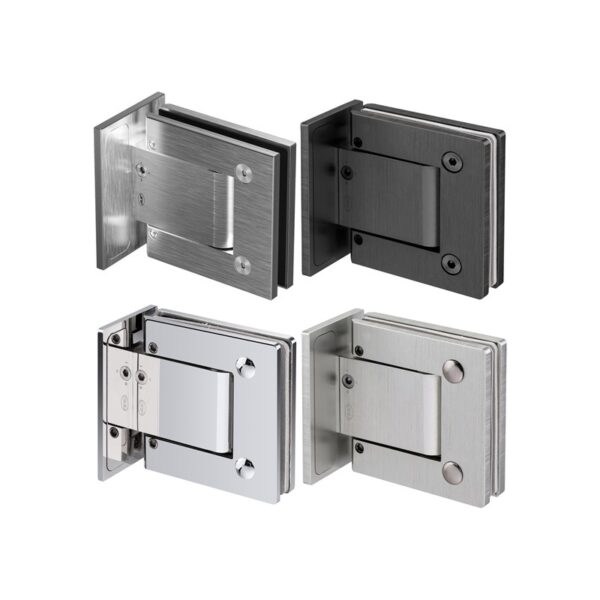 Bisagra hidráulica pared a cristal inoxidable JNFIN05315