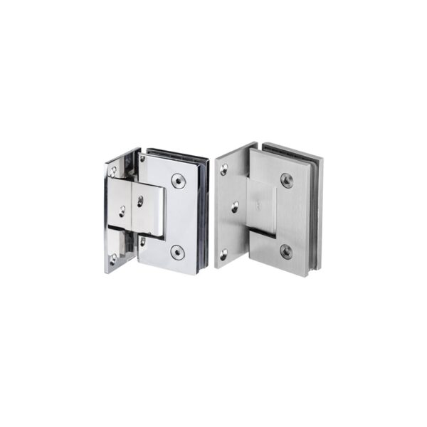 Bisagra zamak ala desplazada pared a cristal con freno JNFIN05331