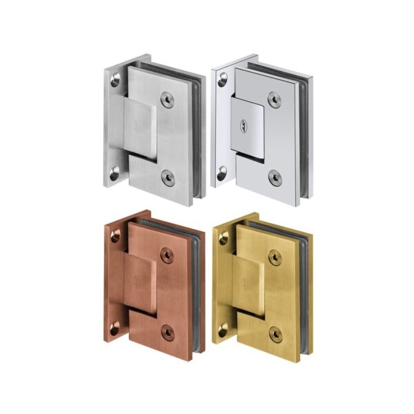Bisagra ala centrada pared a cristal con freno JNFIN5307