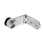 Bisagra pared-cristal inoxidable con limitación de apertura a 90º JNFIN75009-90