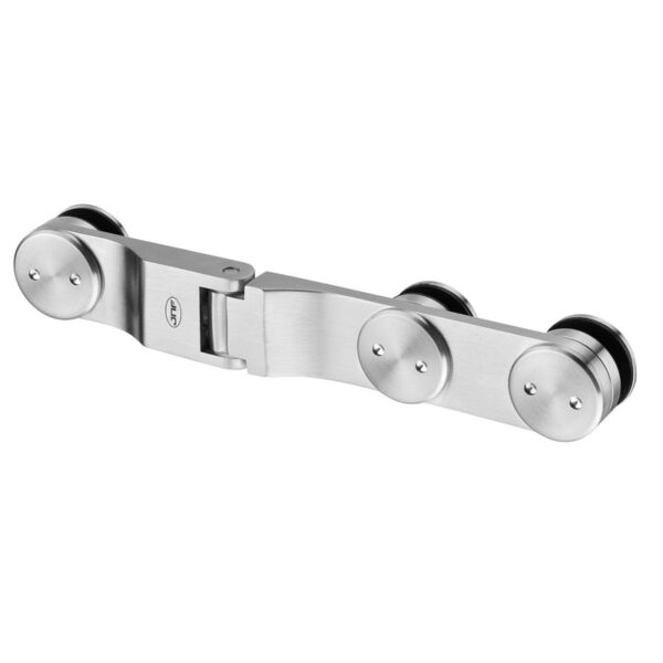 Bisagra con muelle cristal-cristal con freno inoxidable JNFIN75103