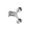 Bisagra con muelle pared - cristal inoxidable JNFIN75110