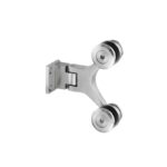 Bisagra con muelle pared - cristal inoxidable JNFIN75110