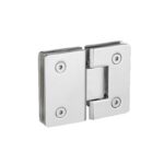 Bisagra doble vidrio/vidrio180º inoxidable SUGL-102