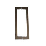 Juego tirador C tubo cuadrado de acero inoxidable SUGL19C269.