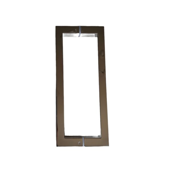 Juego tirador C tubo cuadrado de acero inoxidable SUGL19C269.