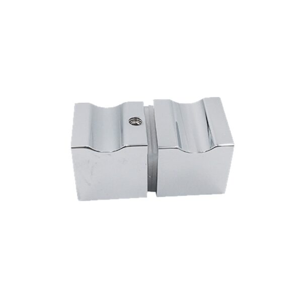 Pomo doble cuadrado de acero inoxidable 304
