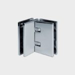 Bisagra square doble 90º cromo brillo TR365S