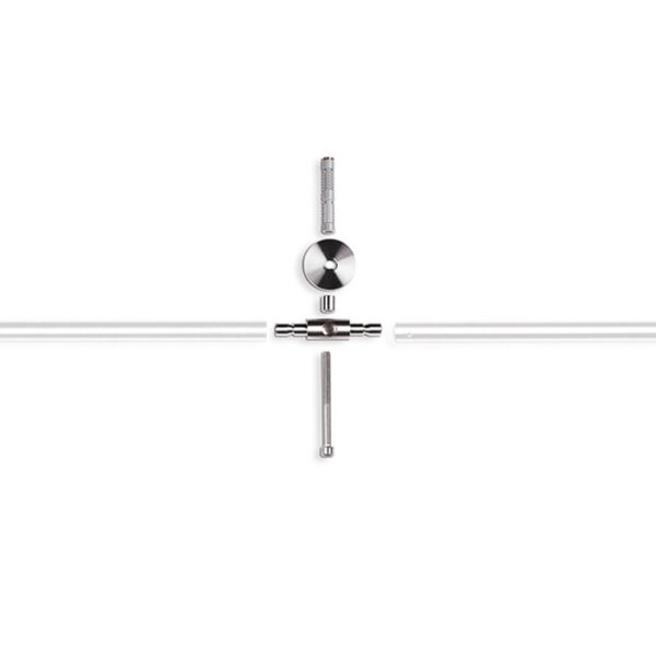 Conectador y soporte pared Ø20mm
