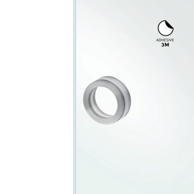 Cazoleta Ø90mm para cristal con pegatina 3M JNFIN16553