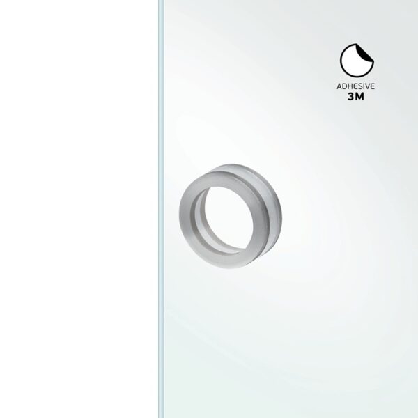 Cazoleta Ø90mm para cristal con pegatina 3M JNFIN16553