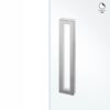 Cazoleta rectangular 300x60mm para cristal con adhesivo JNFIN16559