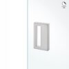 Cazoleta rectangular 150x90mm para cristal con adhesivo JNFIN16560