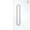 Cazoleta oval 300x60mm para cristal con pegatina 3M JNFIN16563