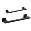 Toallero SLIM BLACK 250-425MM