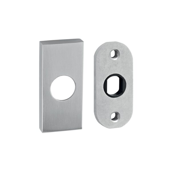 Roseta rectangular con muelle con interior metálico JNFRT32M