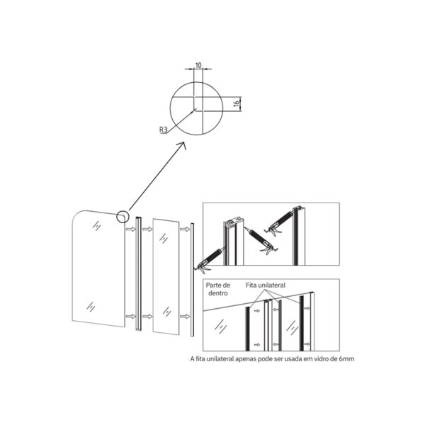 Sistema pivotante DB0038-B-esquema