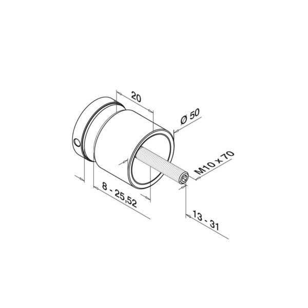 Adaptador QR130747-020-12-esquema