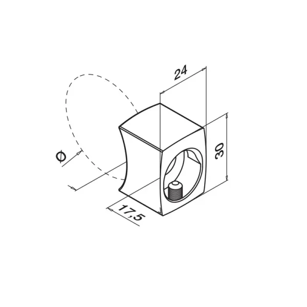 Adaptador QR140629-042-esquema