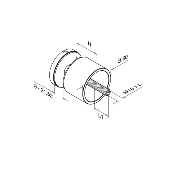 Adaptador QR140745-030-12-esquema