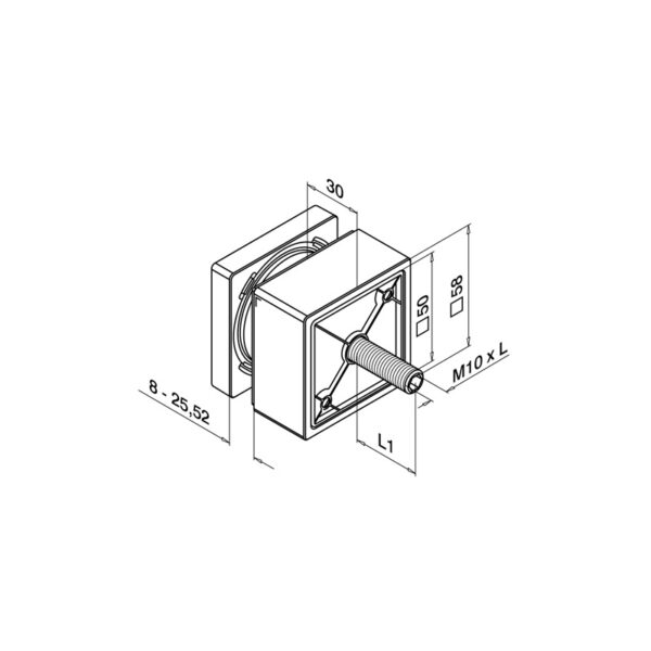 Adaptador QR144747-030-12-esquema