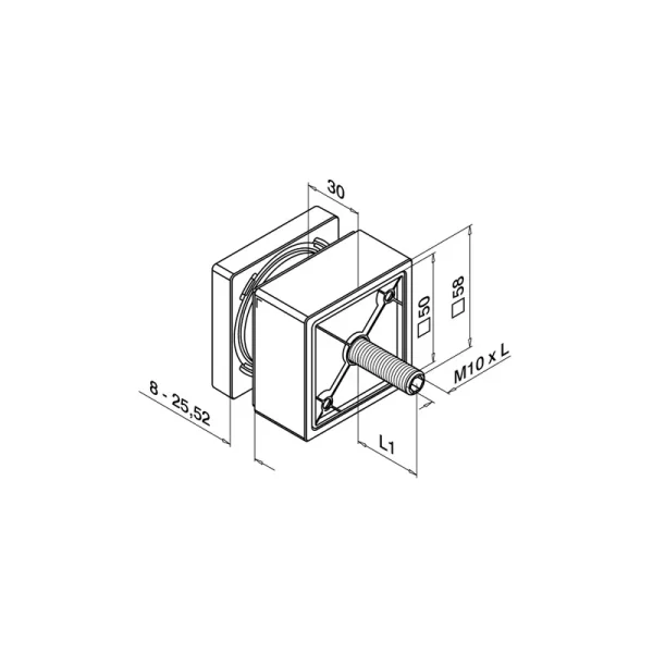 Adaptador QR144747-030-12-esquema