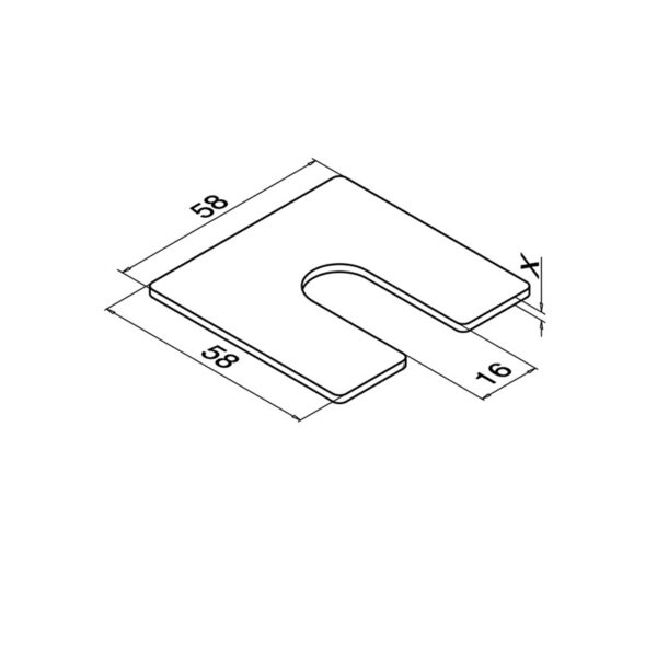 Calzos QR168216-00X-esquema