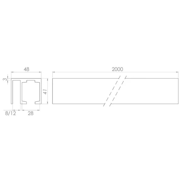 Carril PF0001-esquema