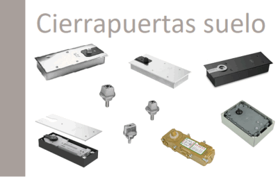 Cierrapuertas suelo