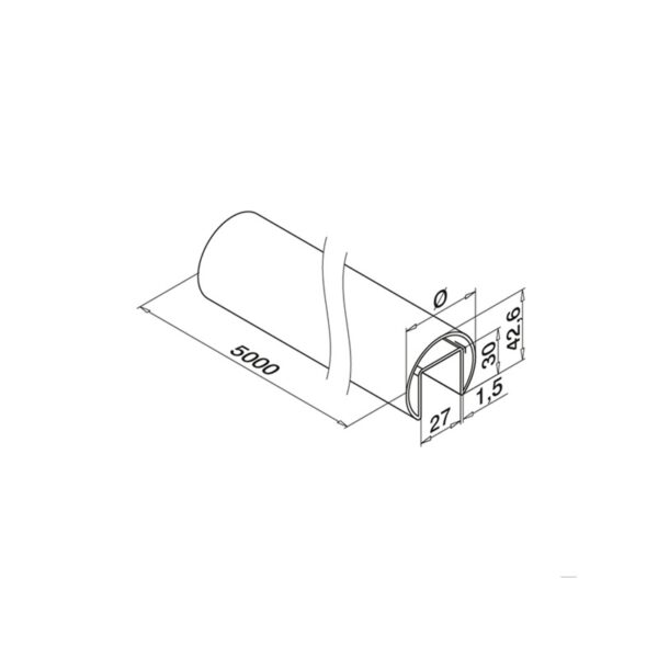 Pasamanos QR136920-048-50-12-esquema