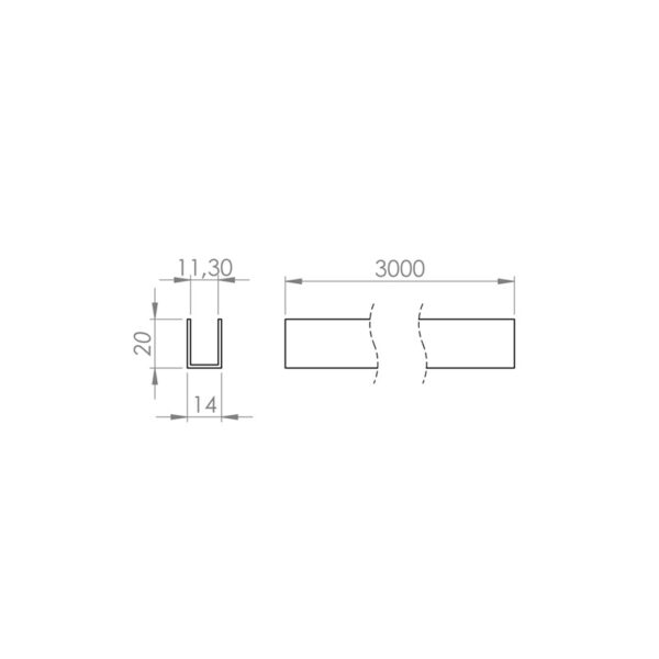 Perfil PF0007-B-esquema