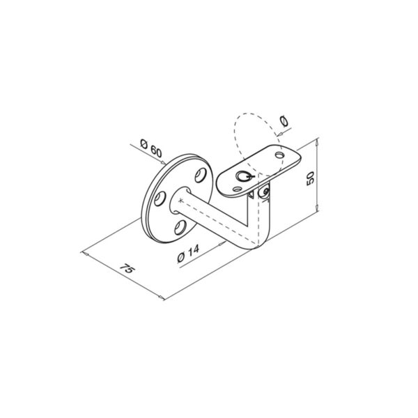 Soporte QR130102-042-12-esquema