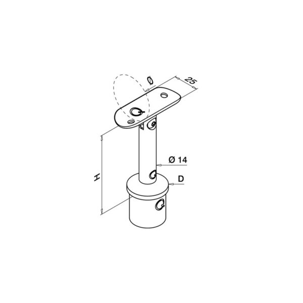 Soporte QR130717-033-12-esquema
