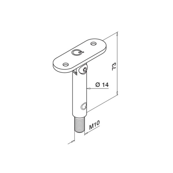 Soporte QR130818-000-00-esquema