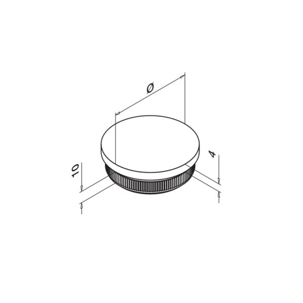 Tapón QR135732-242-12-esquema