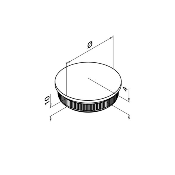 Tapón QR145729-233-12-esquema
