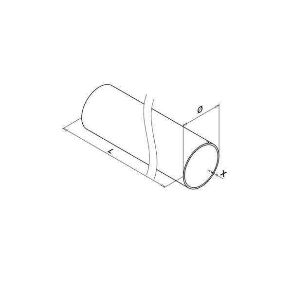 Tubo QR130900-233-50-12-esquema