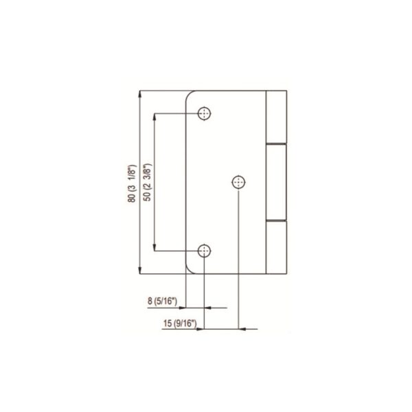 Bisagra MI8560-esquema